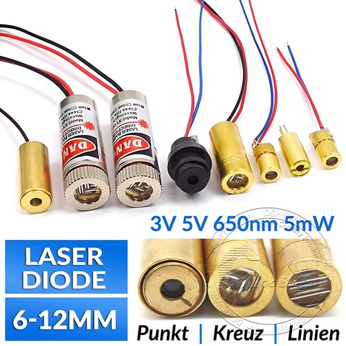 Laserdiode rot 650nm - 650nm, 5mw